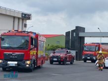 消防車設備廠內就定位